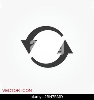 Transfer vector icon. Money symbol isolated on background. Stock Vector