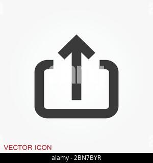 Transfer vector icon. Money symbol isolated on background. Stock Vector
