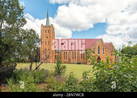 FOURIESBURG, SOUTH AFRICA - MARCH 18, 2020: The Dutch Reformed Church in Fouriesburg in the Free State Province Stock Photo