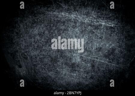Old Blank Blackboard Background, Vintage style. Dirty Black board Stock Photo