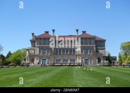 The Breakers Mansion, Newport, Rhode Island, United States Stock Photo