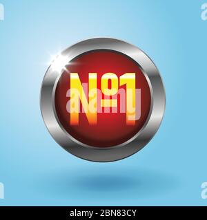 https://l450v.alamy.com/450v/2bn83cy/number-one-red-button-on-blue-background-best-choice-icon-finest-price-badge-vector-illustration-in-realistic-style-2bn83cy.jpg