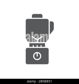 Blender vector icon symbol tool isolated on white background Stock Vector
