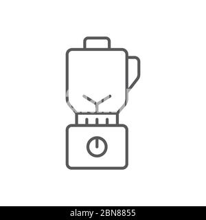 Blender vector icon symbol tool isolated on white background Stock Vector