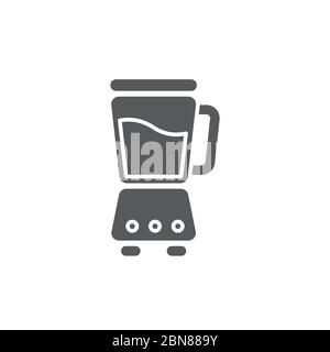 Blender vector icon symbol tool isolated on white background Stock Vector
