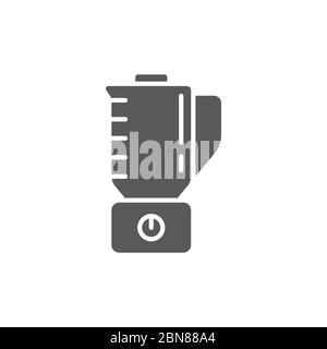 Blender vector icon symbol tool isolated on white background Stock Vector
