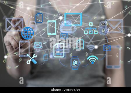A media technology Stock Photo