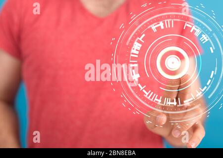 A Software, web development, programming concept. Abstract Programming Stock Photo