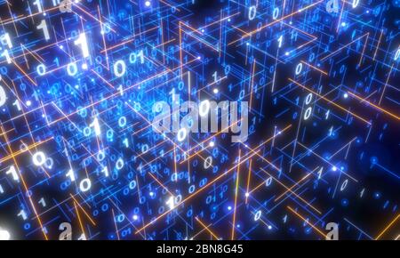 A Software, web development, programming concept. Abstract Programming Stock Photo