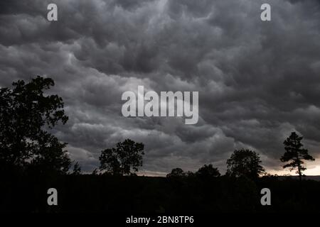 Storm clouds forming in the sky Stock Photo