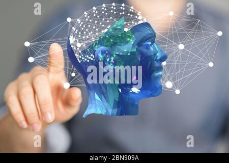 A health care icon pattern medical innovation concept Stock Photo