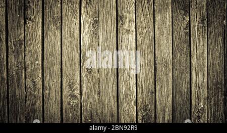 Brown floor made of wood with old texture and most weathered surface Stock Photo