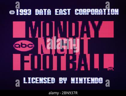 Abc monday night football 2024 snes