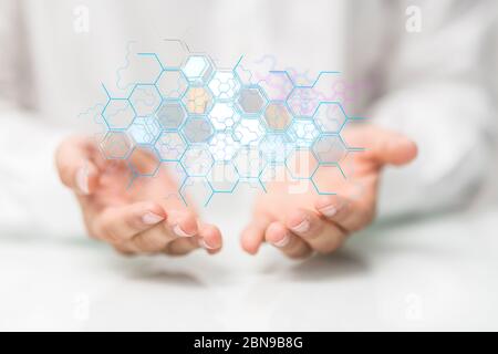 A 2d rendering Cloud computing, Cloud Computing Concept Stock Photo