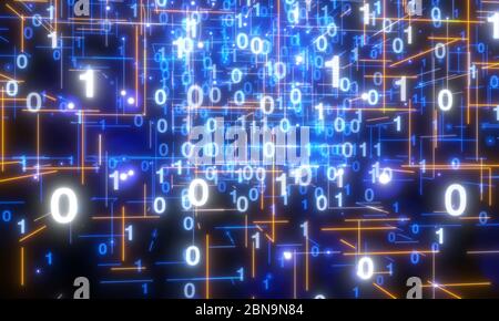 A Software, web development, programming concept. Abstract Programming Stock Photo