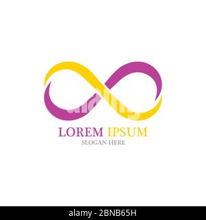 Infinity logo and symbol vector Stock Vector