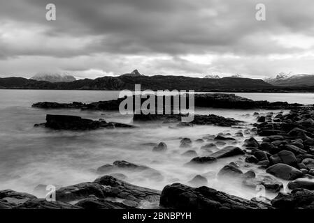Garvie Bay, Coigach peninsula, Wester Ross Stock Photo