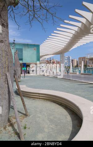 View of Sea Museum Alborania, Malaga, Costa Del Sol, Andalusia, Spain, Europe Stock Photo