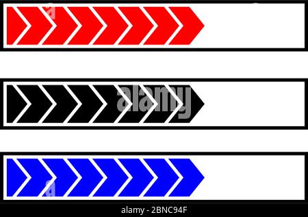 loading process logo set icon illustration Stock Vector