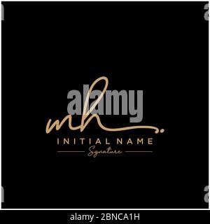 M M MM Initial letter handwriting and signature logo. Beauty vector initial  logo .Fashion, boutique, floral and botanical Stock Vector Image & Art -  Alamy