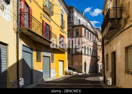 Fontegreca (Italy) - Fontegreca and its Cipresseta constitute a real oasis of peace in the high Caserta area, on the borders of Campania Stock Photo