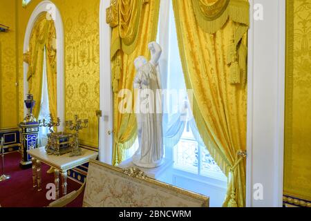 Saint Petersburg, Russia - October 15 2019.  interior of Catherine palace, Tsarskoye Selo, Pushkin. Stock Photo