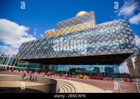 The new Library of Birmingham in Centenary Square prior to its opening in September 2013, Birmingham, England Stock Photo