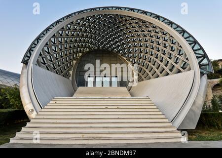 Tbilisi: Music Theater and Exhibition Center (Rike concert hall). Georgia Stock Photo