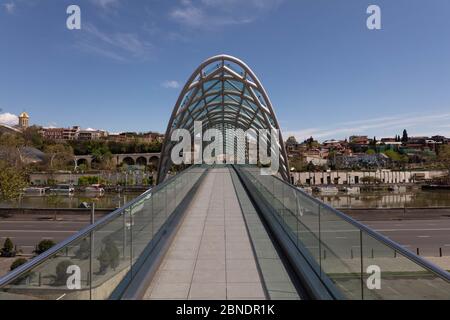 Tbilisi on Lockdown April 2020 Stock Photo