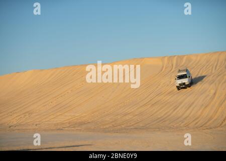 welcome to the  tunisian desert Stock Photo