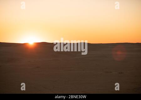 welcome to the  tunisian desert Stock Photo