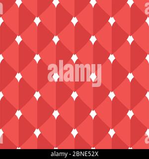 Red heart card geometric style full vector Stock Vector Image & Art - Alamy