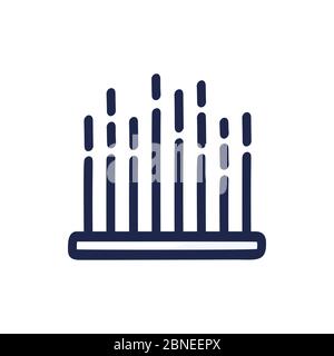 Audio record hand drawn outline doodle icon. Audio mixer tuner, studio recording concept vector sketch illustration for print, web, mobile and infogra Stock Vector