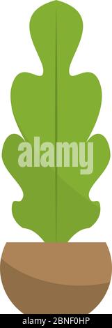 Isolated plant icon Stock Vector