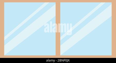 Isolated wondow image Stock Vector