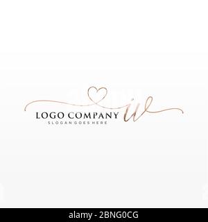 IV I V letter logo design. Initial letter IV uppercase monogram logo ...