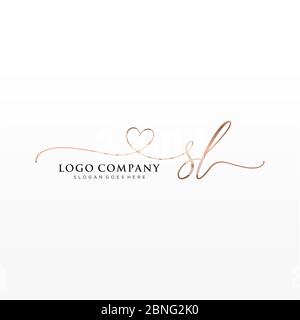 Sl Letter Logo Design. Initial Letters Sl Gaming's Logo Icon For 