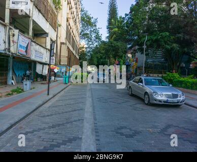 Famous Church Street located in Bangalore CBD (India) Stock Photo