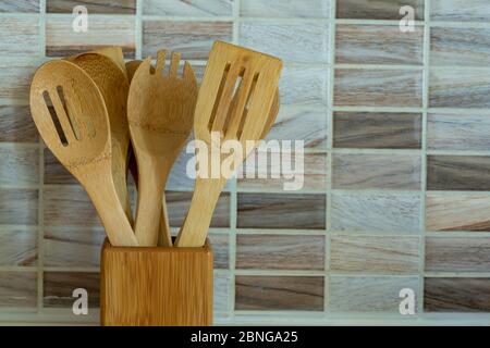Wooden spoons Stock Photo