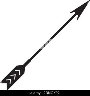 Arrow icon design template vector isolated Stock Vector