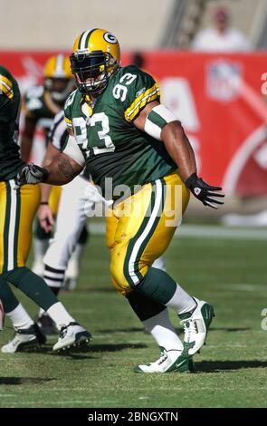 Tempe, United States. 21st Sep, 2003. Green Bay Packers defensive