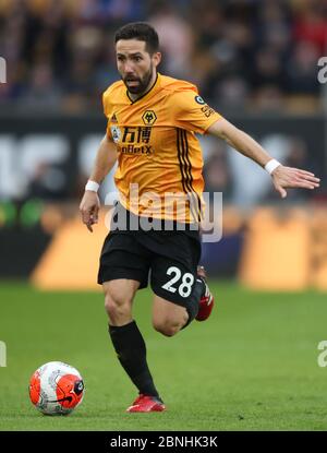 Wolverhampton Wanderers' Joao Moutinho during the Premier League match at Molineux, Wolverhampton. Stock Photo