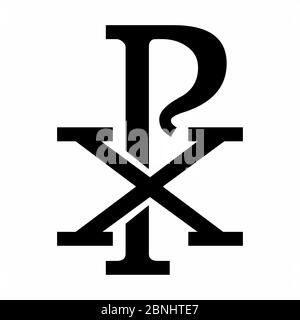 Chi Rho symbol Stock Vector