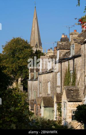 The Cotswolds village of Bisley, Gloucestershire, UK. October 2015. Stock Photo