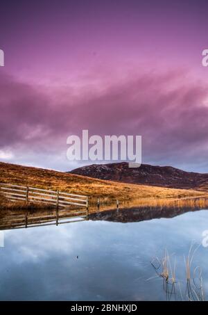 Loch Tarff Scotland in winter time Stock Photo