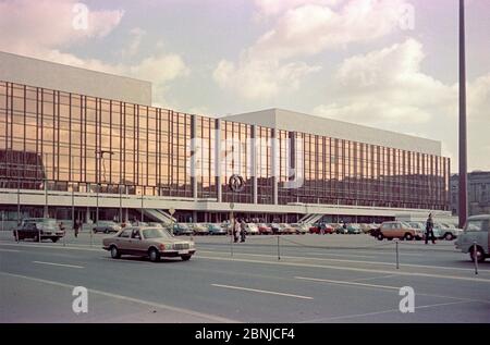 Palace of the Republic, October 1980, East Berlin, East Germany Stock Photo