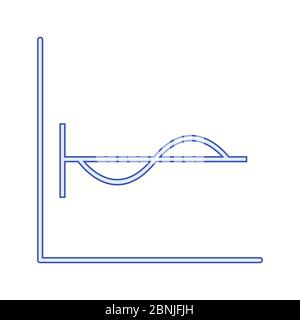 Beautiful Cosine Graph Line Vector Icon Stock Vector Image & Art - Alamy