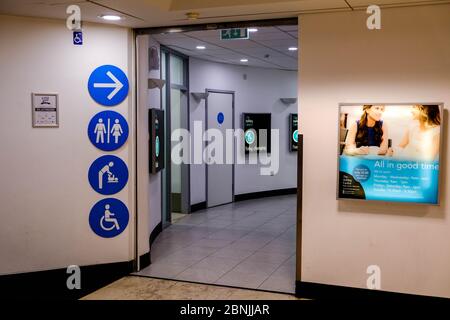 London, UK, May 15, 2020, Councils In London And Shopping Malls Are Slowly Reopening Public Toilets As The Government Relaxes Some Coronavirus Lockdow