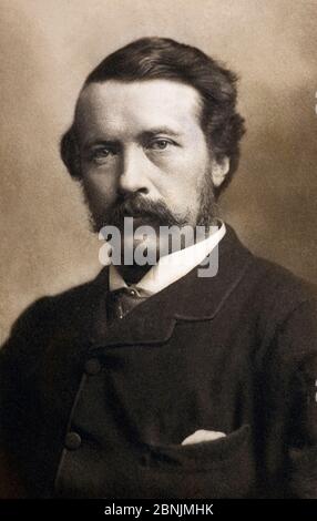 Photograph of George John Romanes (1848-1894) Canadian born English naturalist, friend of Darwin, and author of Animal Intelligence and Mental Evoluti Stock Photo