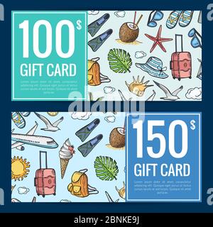 summer holidays sale discount doodle icon hand drawn illustration Stock ...